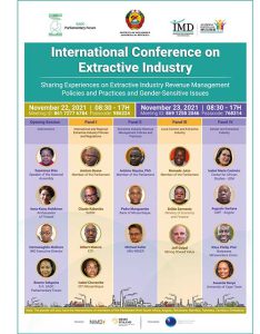 Poster for extractive industries conference