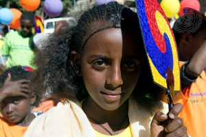 A child in Ethiopia