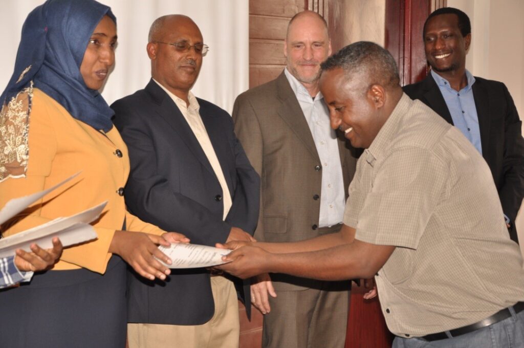 The training on planing, budgets, and the policy cycle is core part of the memorandum of Understanding (MoU) signed between NIMD and Chaffee Oromia.
