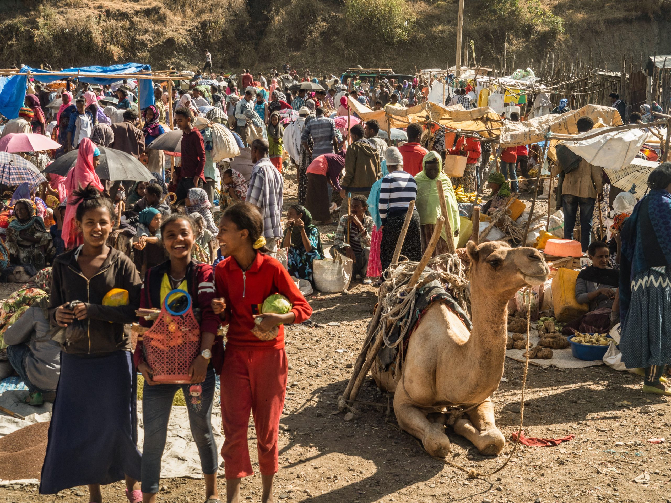 Ethiopia market scene